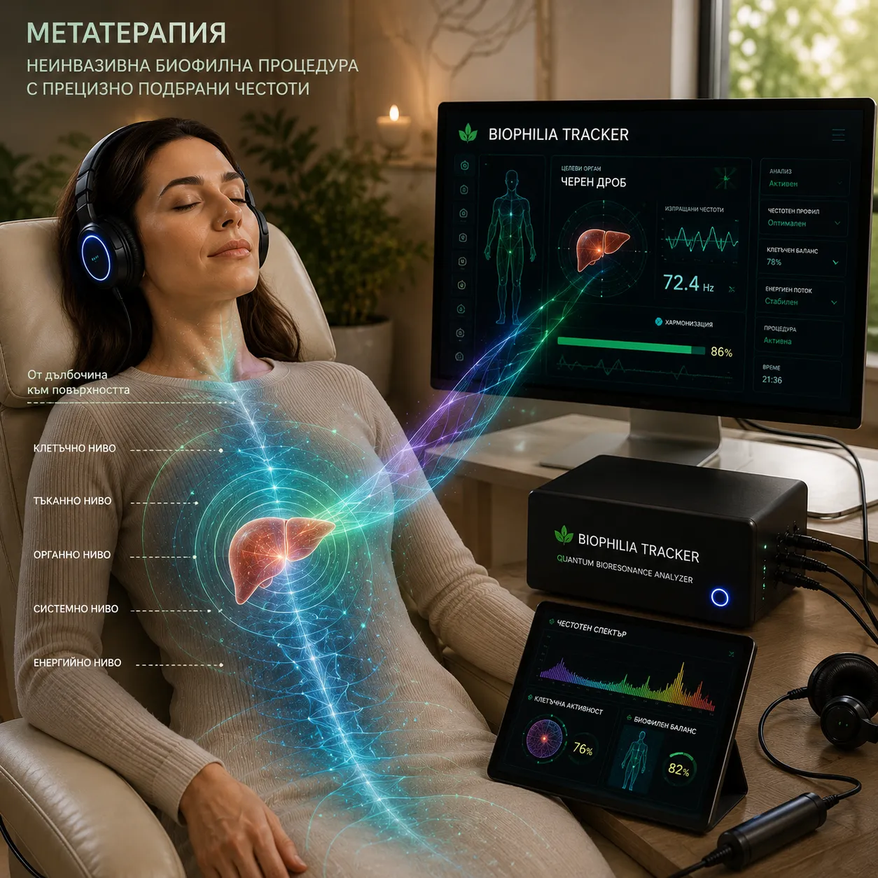 Метатерапия — клетъчно възстановяване с прецизни честоти